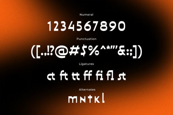 Altenzo Font - Preview 2