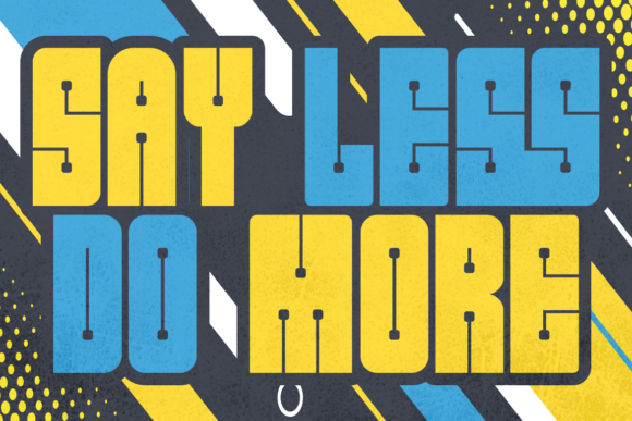 Bold Block Font - Preview 1