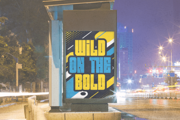 Bold Block Font - Preview 2