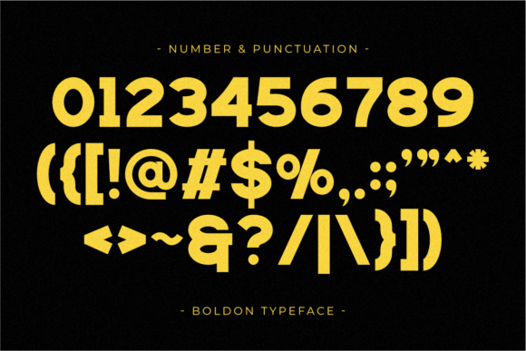 Boldon Font - Preview 6