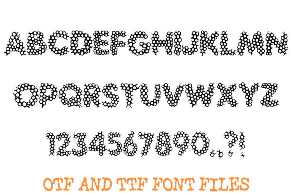 Bubble Mesh Font - Preview 1