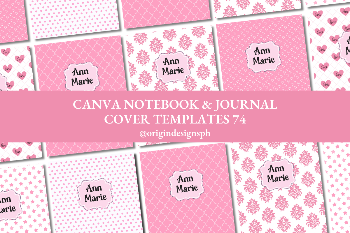 Canva Template Notebook Journal Cover