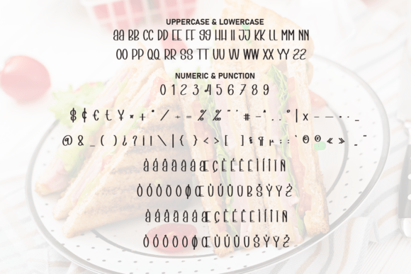 Delicious Sandwich Font - Preview 6