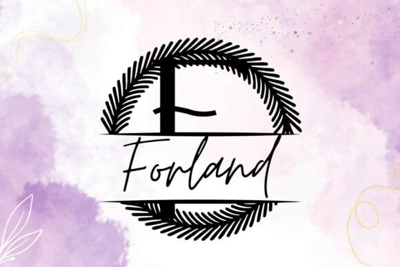 Gildemere Split Monogram Font - Preview 1