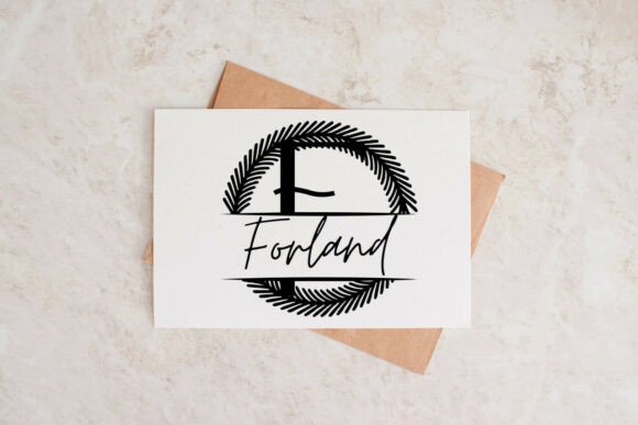 Gildemere Split Monogram Font - Preview 2