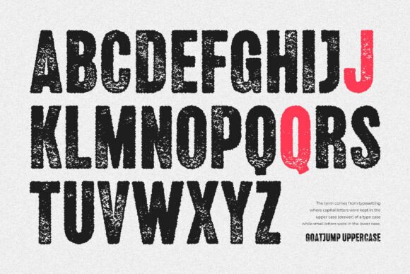 Goatjump Font PNG with transparent background - Preview 1