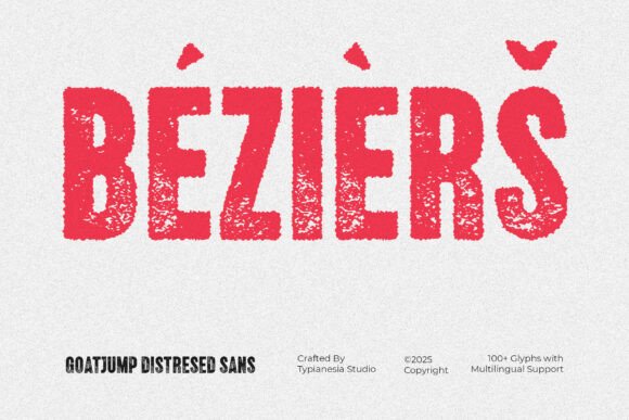 Goatjump Font PNG with transparent background - Preview 5
