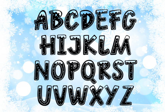 Happy Snowing Font - Preview 4