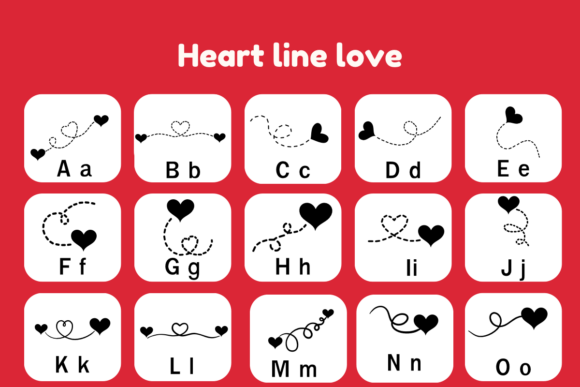 Heartline Love Font - Preview 4