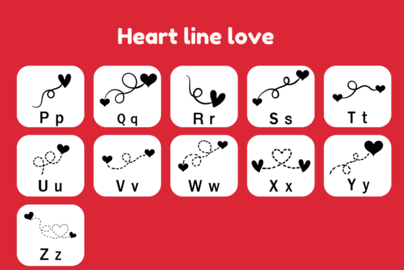 Heartline Love Font - Preview 5