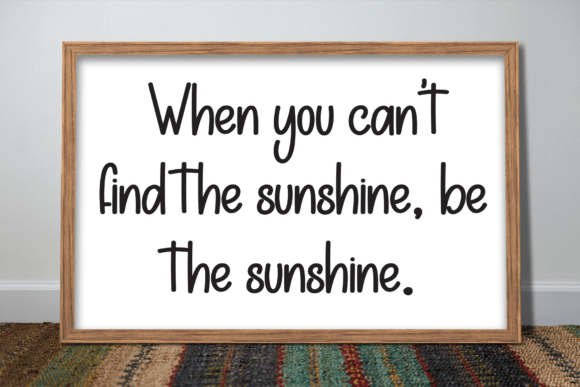 Minimalist Handmade Font PNG with transparent background - Preview 2