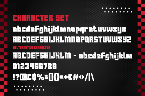 Movetrax Booster Font PNG with transparent background - Preview 4