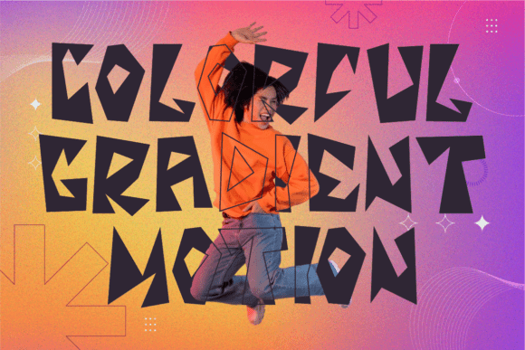 Prisma Motion Font PNG with transparent background - Preview 1