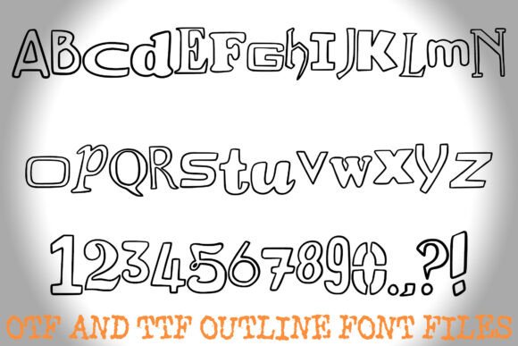 Ransom Note Font PNG with transparent background - Preview 1