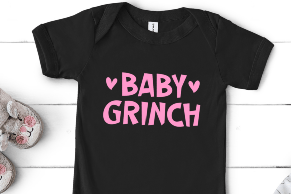 Serving Grinch Font PNG with transparent background - Preview 1