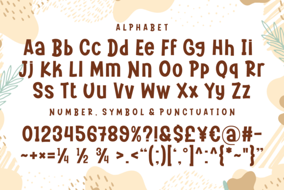 Snack Sugar Font PNG with transparent background - Preview 2