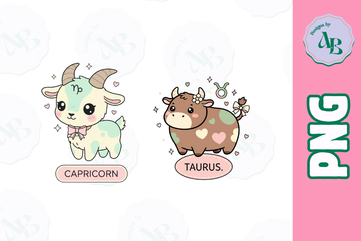 Zodiac Animals Clip Art Collection