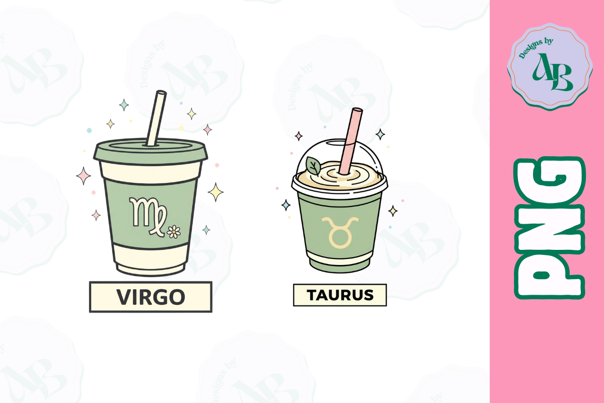 Zodiac Signs Drinks Clip Art Collection