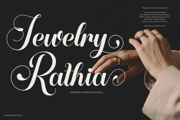 Aloffine Scriptura Font - Preview 3