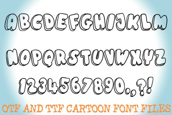 Bubble Pop Wonky Font - Preview 1