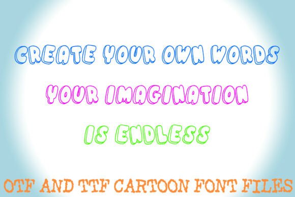 Bubble Pop Wonky Font - Preview 2