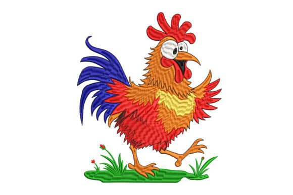 Cartoon Rooster
