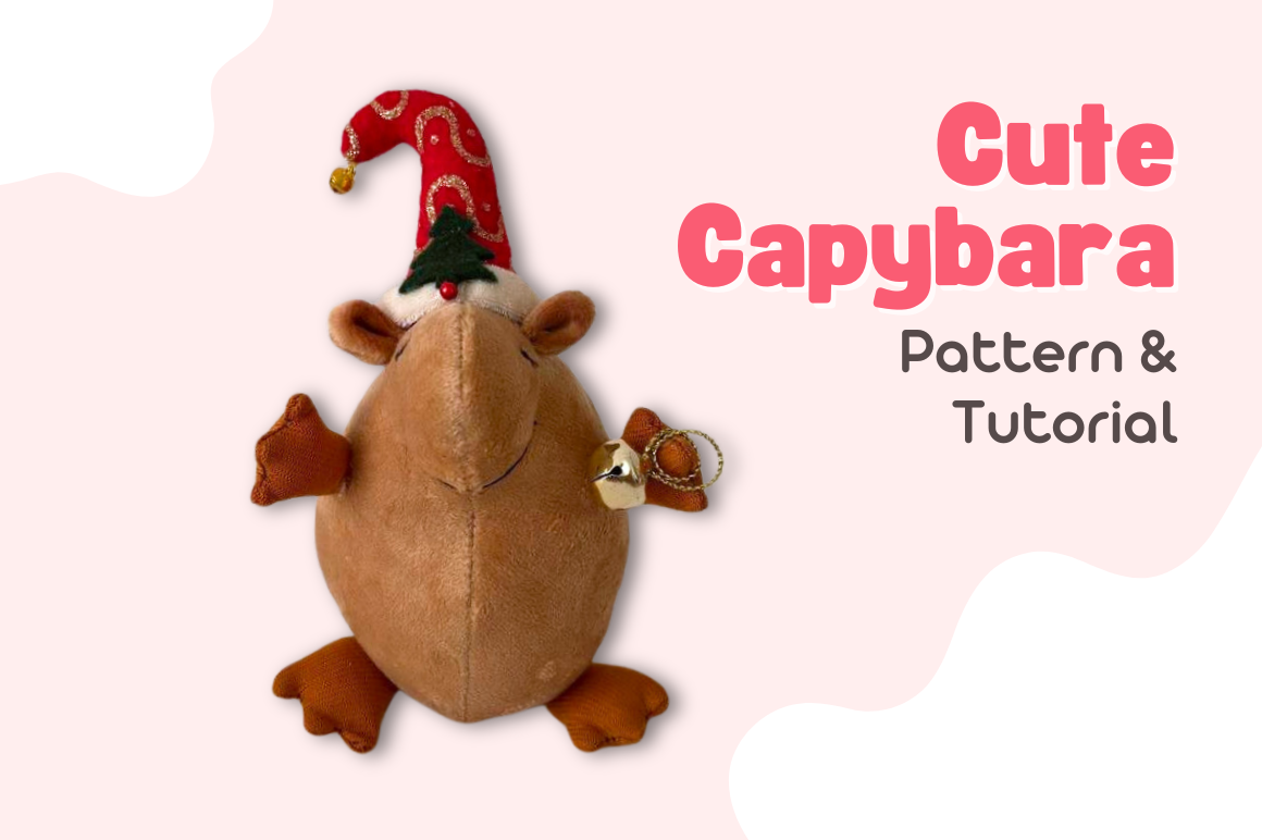 Christmas Capybara Sewing Pattern