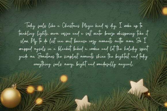 Christmas Magic Font - Preview 2