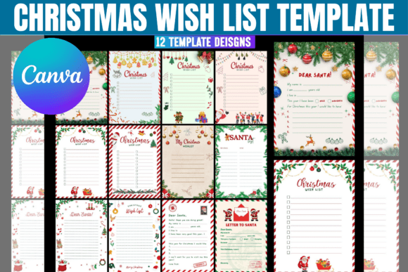 Editable Christmas Wish List Template