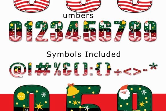 Magic Elf Outfit Font font preview - 3