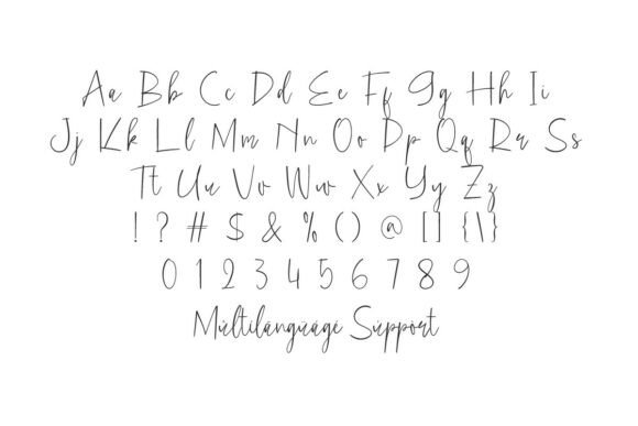 Mushroom Soup Font PNG with transparent background - Preview 3