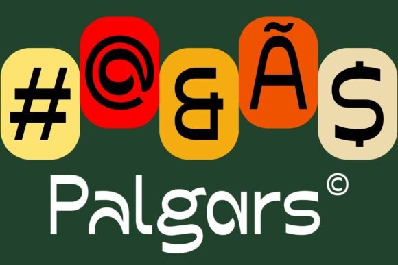 Palgars Font PNG with transparent background - Preview 2