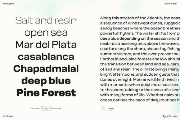 Pampero Font PNG with transparent background - Preview 1