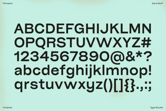 Pampero Font PNG with transparent background - Preview 2