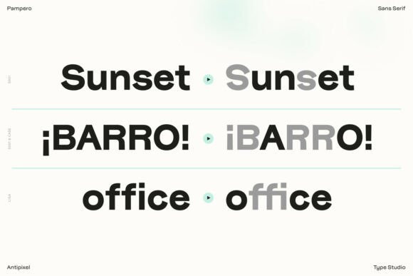 Pampero Font PNG with transparent background - Preview 3