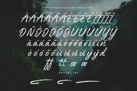 Rattin Font PNG with transparent background - Preview 1