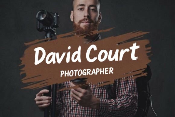 Rough Brush Font font preview - 1