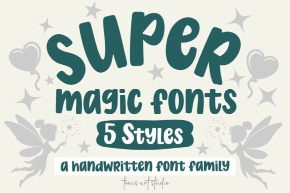 Super Magic Font - Cute Lettering Fonts