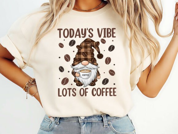 Vibe Gnome Coffee Lover T-Shirt