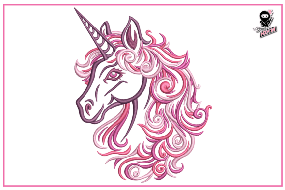 Cute Unicorn Portrait