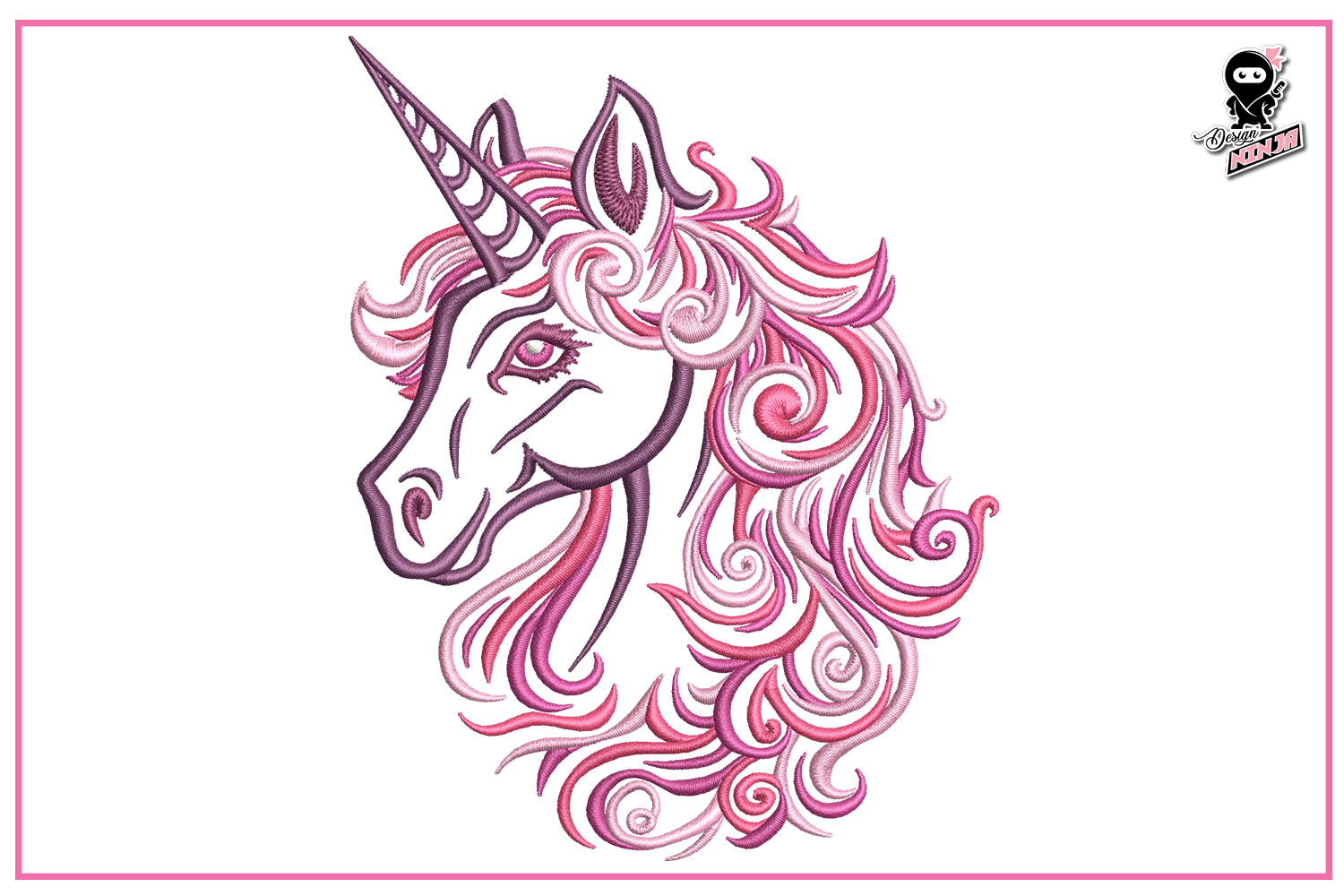 Cute Unicorn Portrait