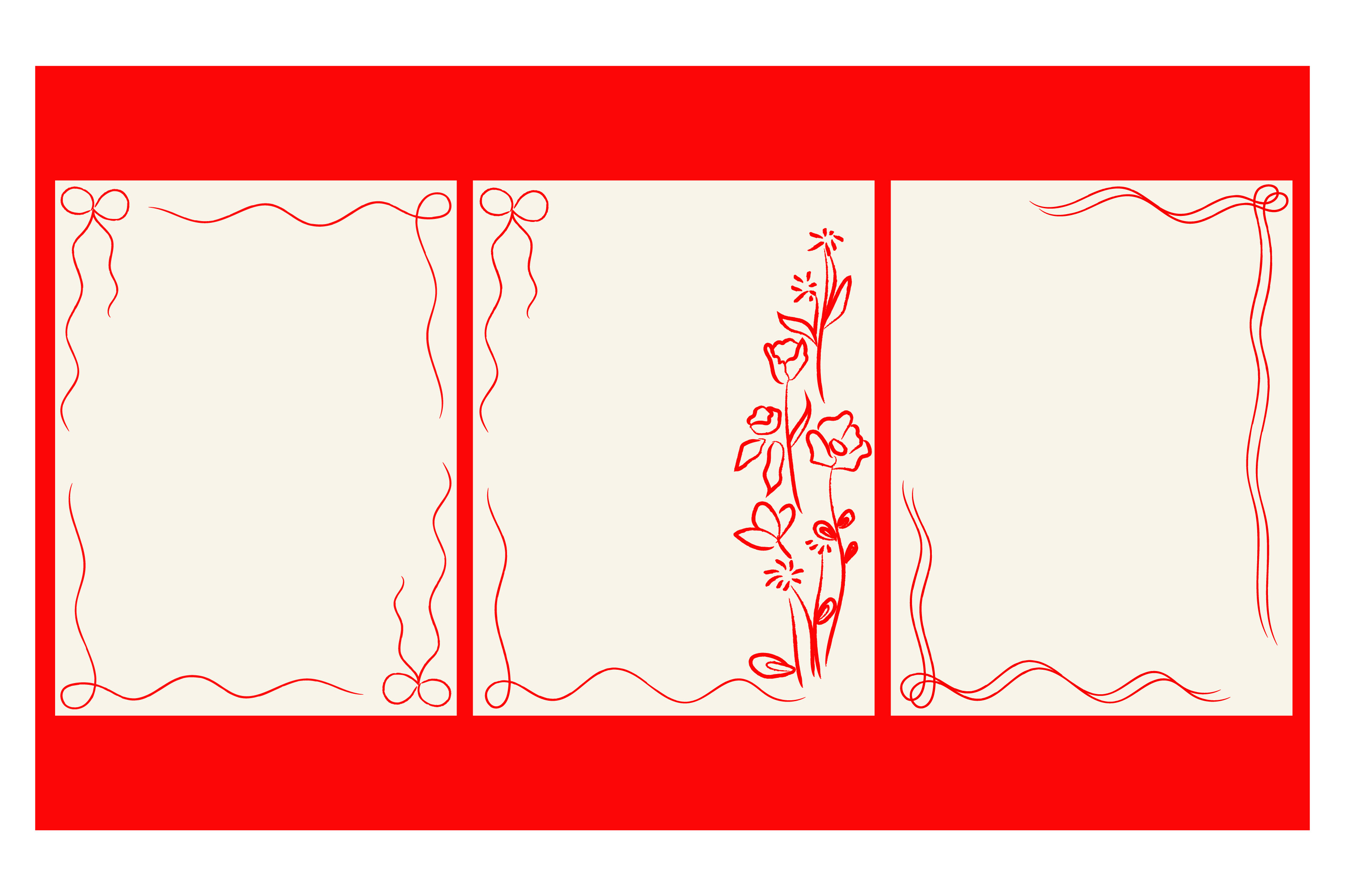 Floral Decorative Frame Vector Design