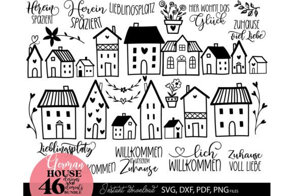 German House SVG Bundle