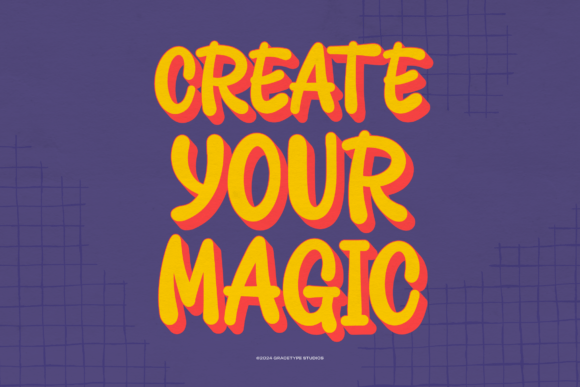 Jolly Blump Font PNG with transparent background - Preview 5