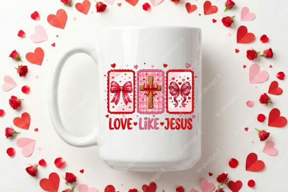 Love Like Jesus Cute Christian PNG