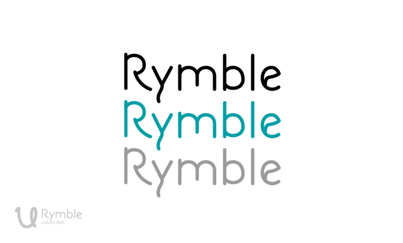 Rymble Font PNG with transparent background - Preview 1
