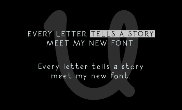 Rymble Font PNG with transparent background - Preview 3