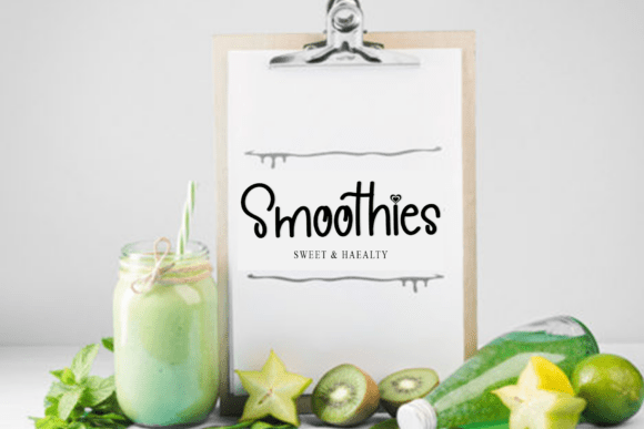 Simple Natural Font PNG with transparent background - Preview 3