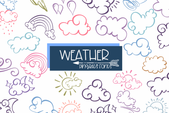 Preview of Weather dingbat font