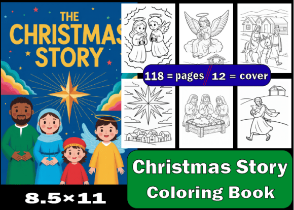 118 the Christmas Story Coloring Book